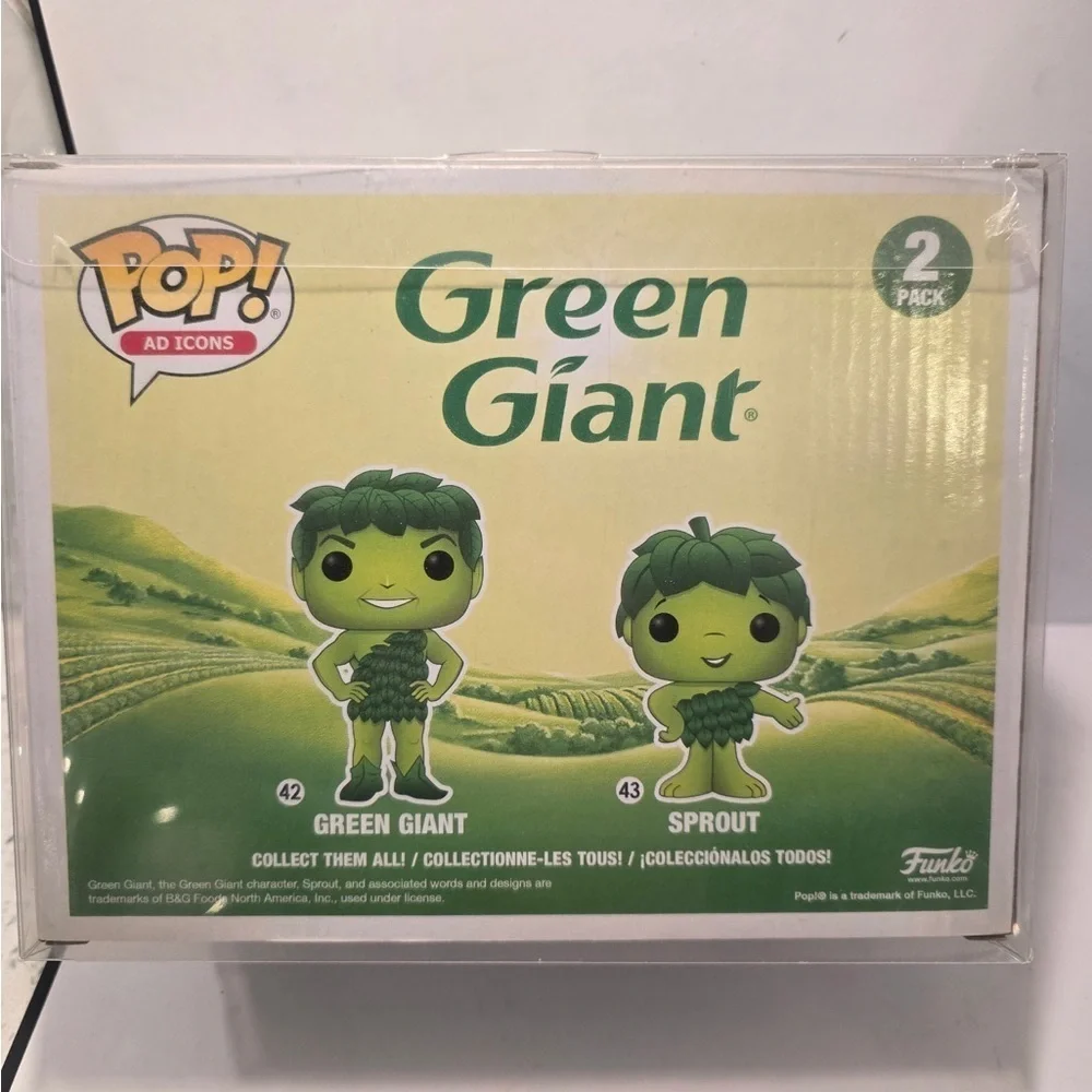 Funko Pop Ad Icons Green Giant & Sprout #2 NEW Sealed Vinyl Figurines - Picture 2 of 2